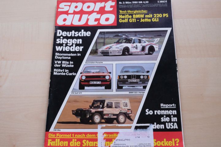 Deckblatt Sport Auto (03/1980)